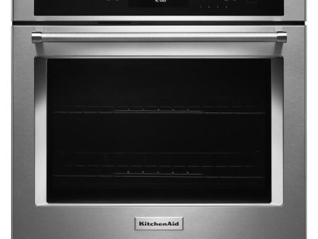 Kitchenaid KOST100ESS 30  Single Wall Oven with Even-Heat™ Thermal Bake Broil For Discount