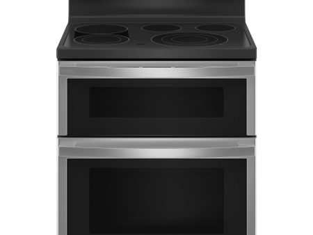 PB965YPFS GE Profile™ 30  Smart Free-Standing Electric Double Oven Convection Range with No Preheat Air Fry Fashion