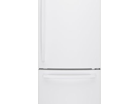 GDE21EGKWW GE® ENERGY STAR® 21.0 Cu. Ft. Bottom-Freezer Refrigerator For Discount