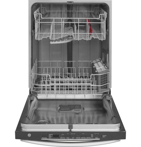 GDT635HSMSS GE® ENERGY STAR® Top Control with Stainless Steel Interior Door Dishwasher with Sanitize Cycle & Dry Boost For Cheap