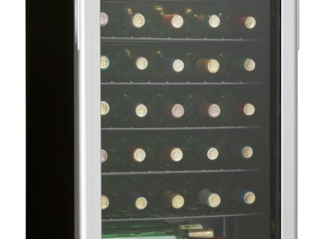 DWC350BLP Danby 36 Bottle Free-Standing Wine Cooler in Platinum Supply