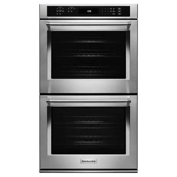 Kitchenaid KODE300ESS 30  Double Wall Oven with Even-Heat™ True Convection (Upper Oven) For Sale