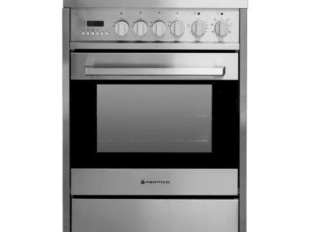 600mm Combination Freestanding Stove, Stainless Steel (DISCONTINUED) For Sale