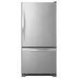 Whirlpool WRB322DMBM 33-inches wide Bottom-Freezer Refrigerator with SpillGuard™ Glass Shelves - 22 cu. ft Sale