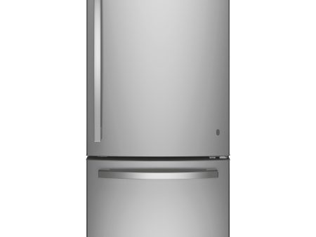 GBE21DYKFS GE® ENERGY STAR® 20.9 Cu. Ft. Bottom-Freezer Refrigerator on Sale