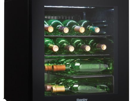 DWC018A1BDB Danby 16 Bottle Free-Standing Wine Cooler in Black Online Hot Sale