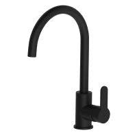 Astro Gooseneck Sink Mixer - Matte Black Supply