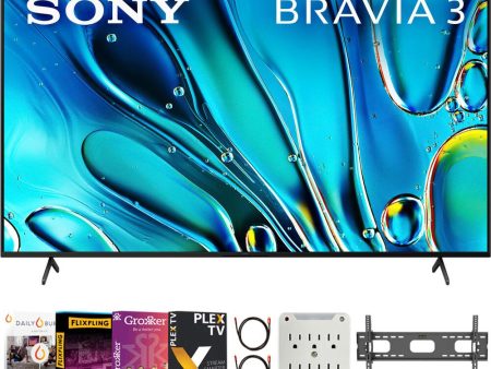 Sony BRAVIA 3 K75S30 75  4K HDR Smart LED TV (2024) with Movies Streaming Pack For Cheap